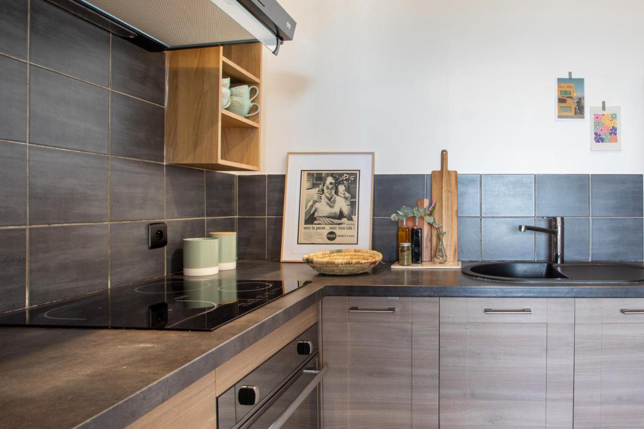 Agréable appartement avec vue mer et Parking Antibes Esterno foto